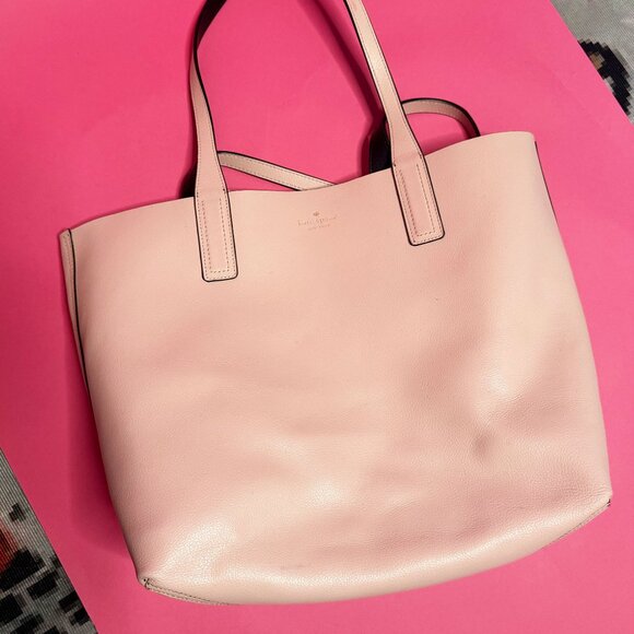 Reversible Kate Spade Floral Tote Bag – Pink & Floral, Spacious Travel Bag - Picture 7 of 13